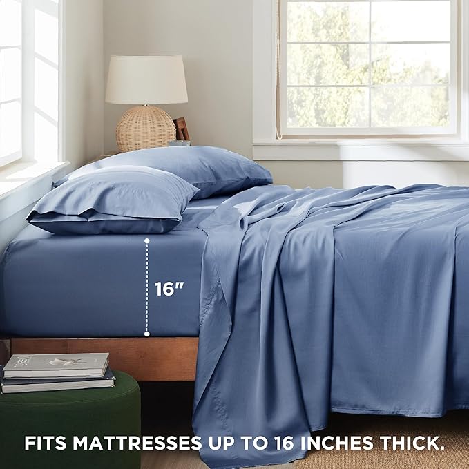 Lyocell Cotton Sheet Set - Cooling Sheets