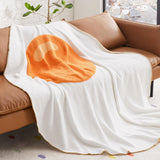 Bedsure Funny Blanket Ivory