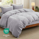 Prewashed Polyester Microfiber Duvet Cover Set