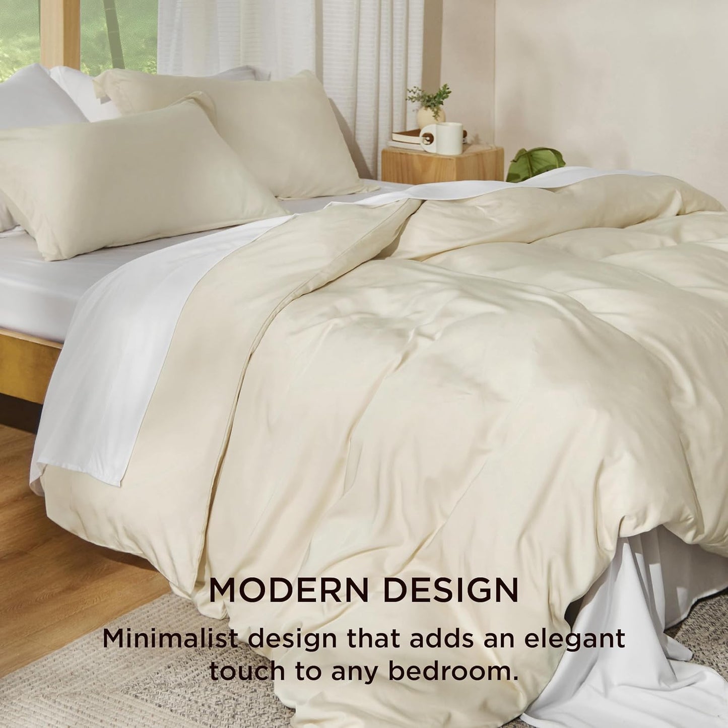 Rayon Derived from Bamboo Duvet Cover Set