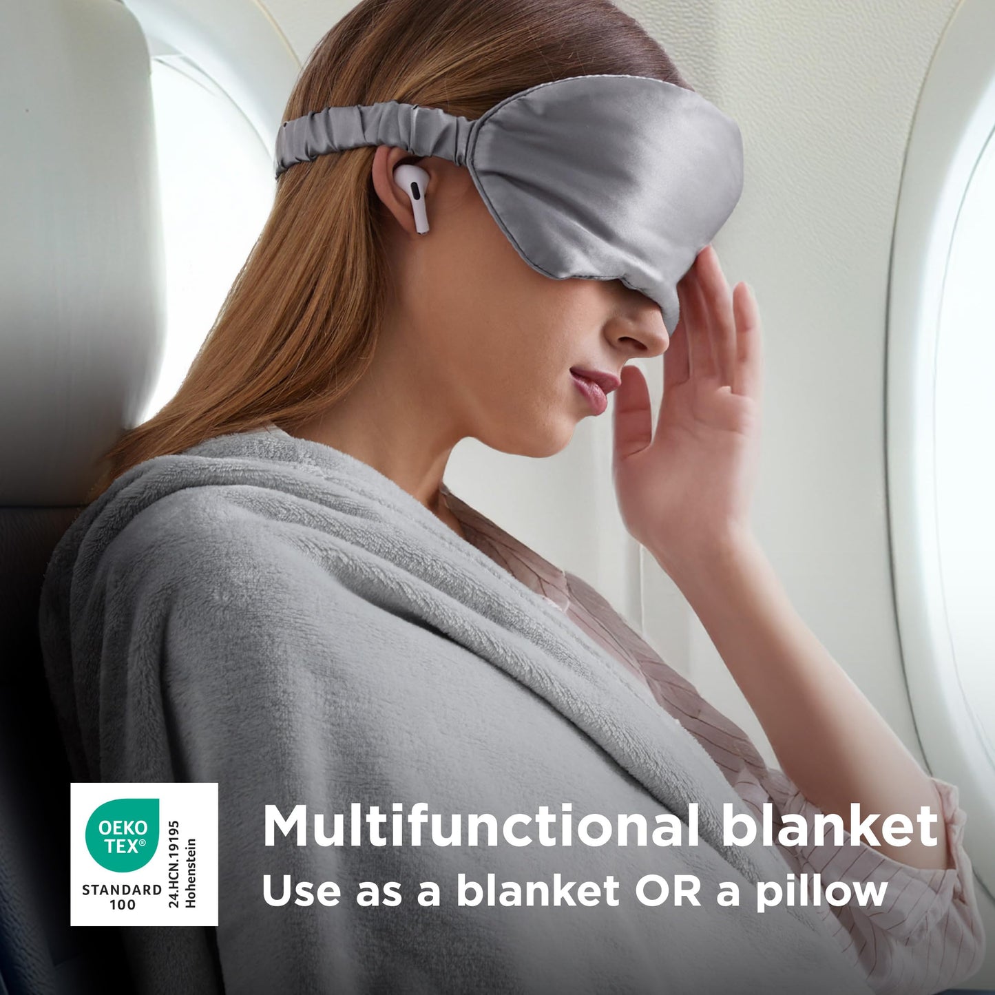 2-in-1 Flannel Travel Essential Set
