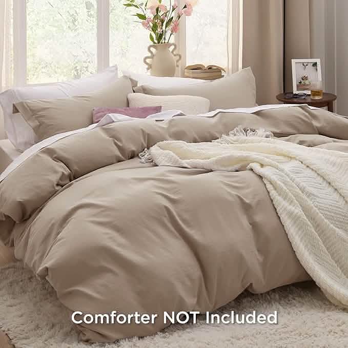 Prewashed Polyester Microfiber Duvet Cover Set