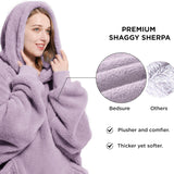 Shaggy Sherpa Blanket Hoodie