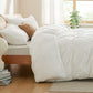 GentleSoft™ Velvet Pinch-Pleated Duvet Cover Set