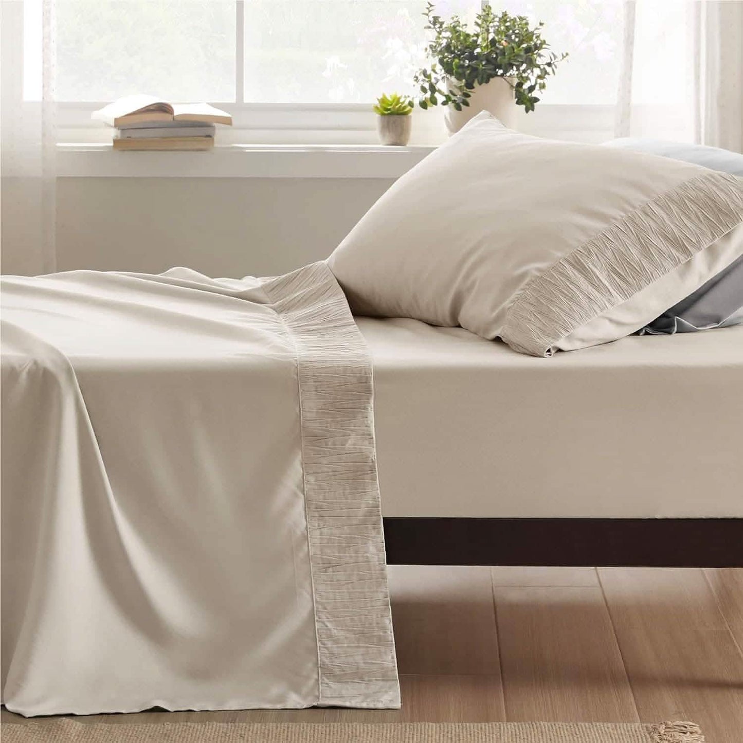 Ruched Sheet Set-2