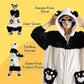 GentleSoft™ Wearable Shaggy Sherpa Panda Blanket Hoodie