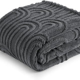 Arch Shaggy Sherpa Fleece Blanket