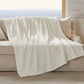 Ivory Fleece Blanket