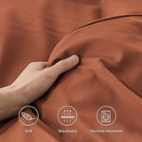 Polyester and Rayon Derived Duvet Cover Set