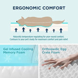 Large Orthopedic Washable Dog Bed Cooling