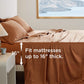 Lyocell Cotton Blend Washed Sheet Set