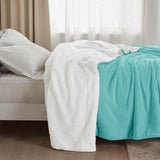 Sherpa and Fleece Reversible Blanket-2