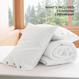 Washed Cotton Linen Comforter Set