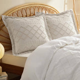 Tufted Embroidery Pillow Shams