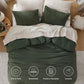Prewashed Plain Comforter Set