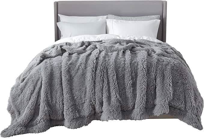 Fuzzy Faux Fur Blanket