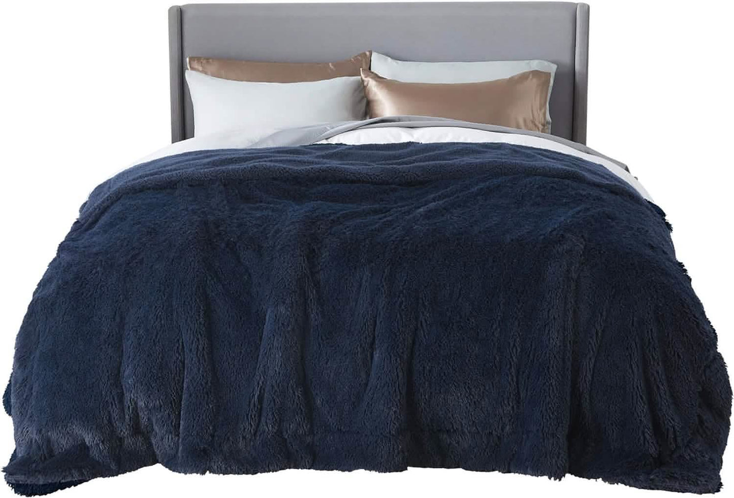 Fuzzy Faux Fur Blanket