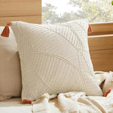 Bedsure Leaf Decorative Pillow Cover