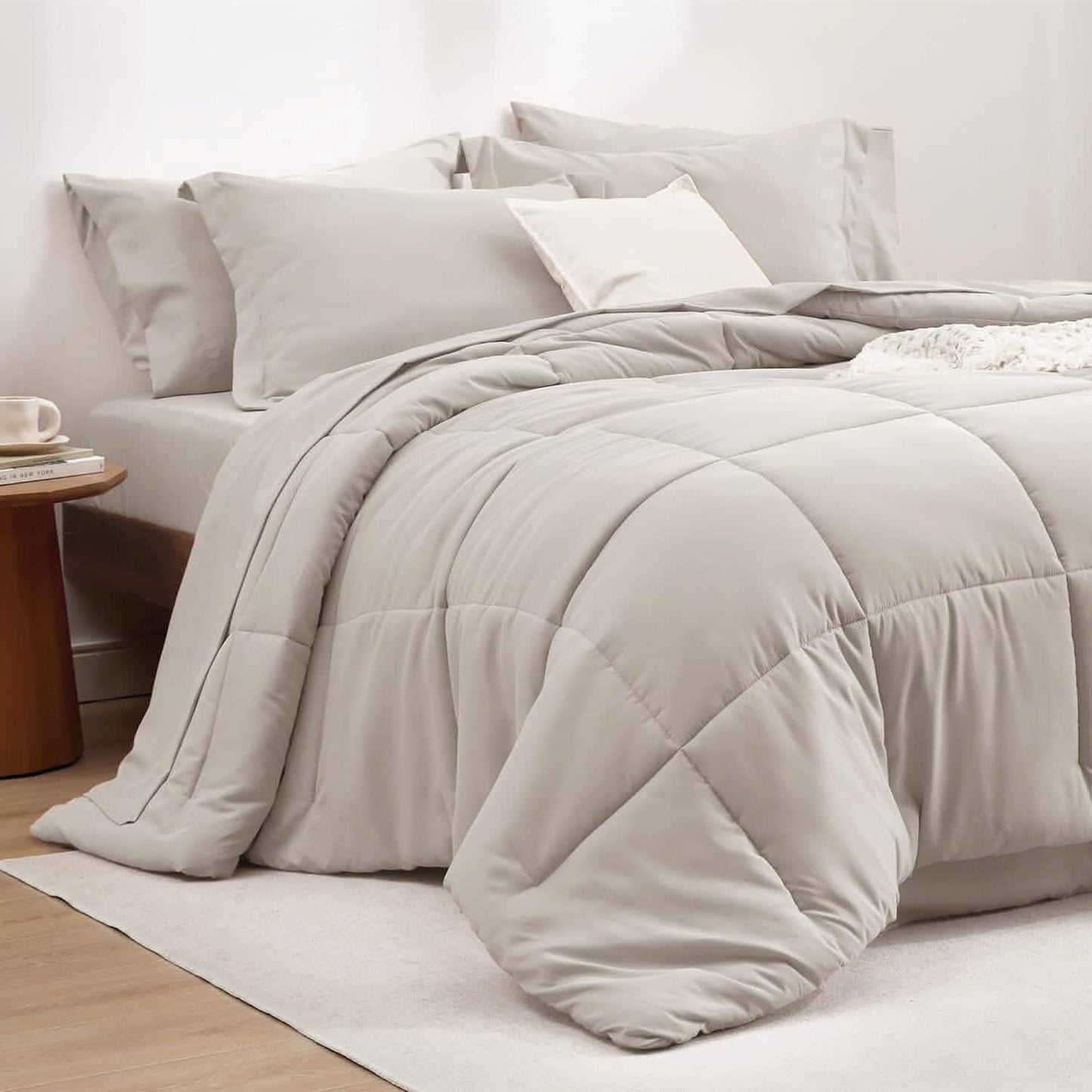 Comforter Set - 7 Pieces Solid