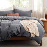 Prewashed Polyester Microfiber Duvet Cover Set