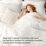 Polyester and Rayon Derived Duvet Cover Set