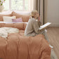 Prewashed Polyester Microfiber Duvet Cover Set