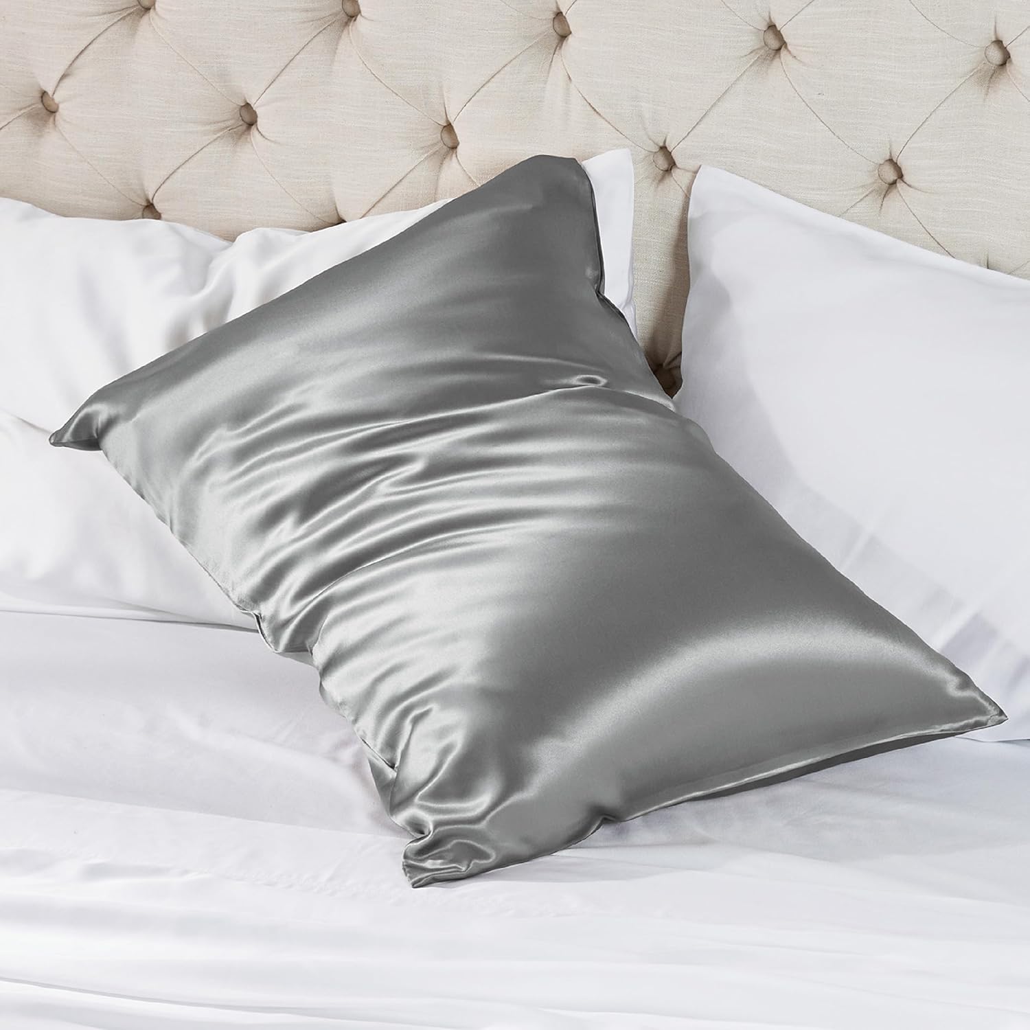 Bedsure Mulberry Silk Pillowcase