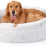 Calming Donut Bed for Dogs and Cats