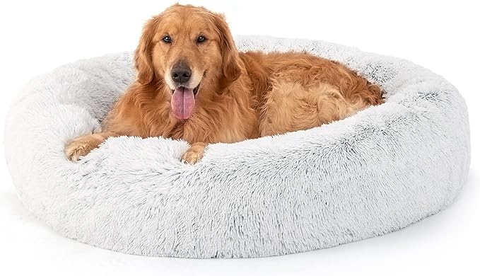 Calming Donut Bed for Dogs and Cats