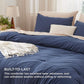 Prewashed Plain Comforter Set