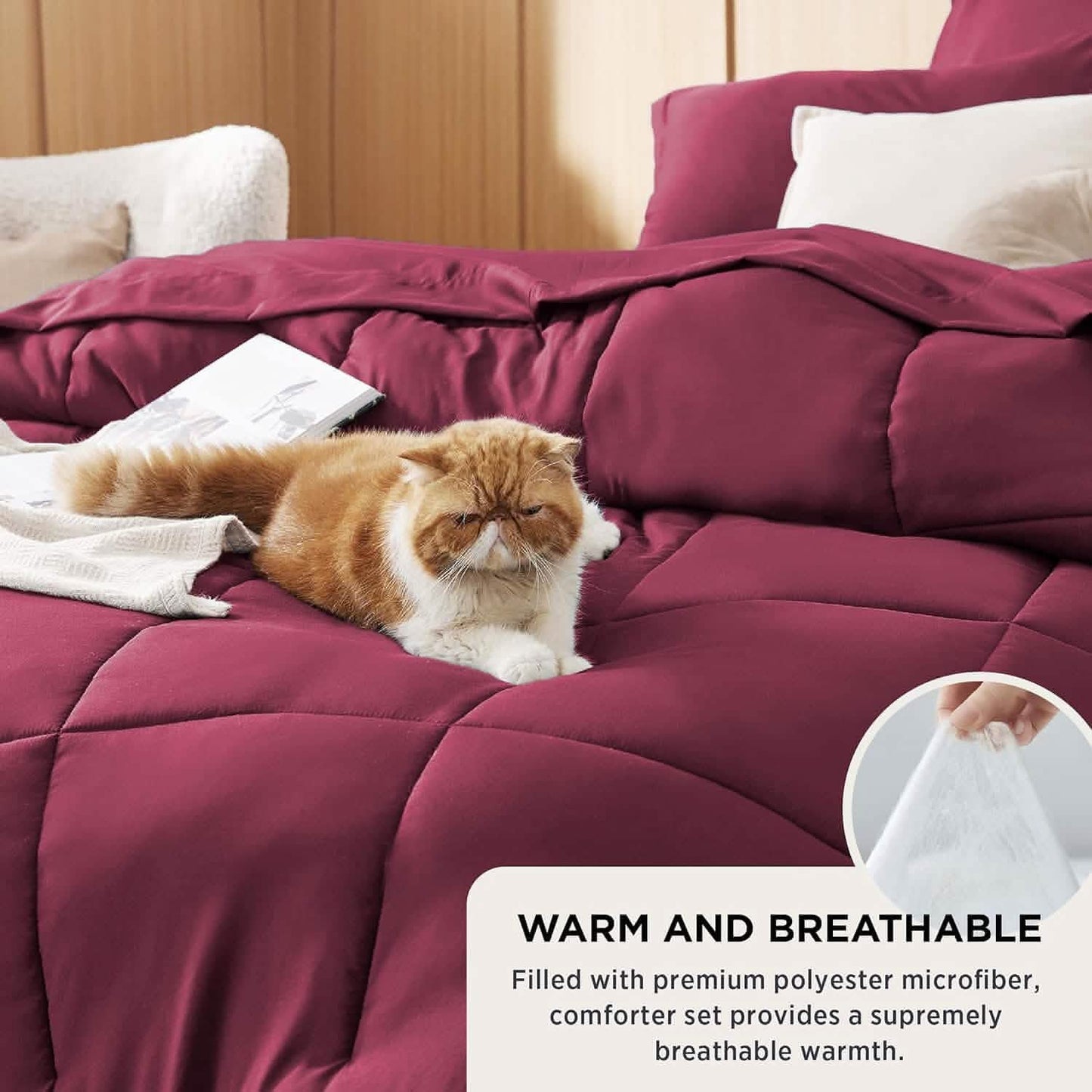 Comforter Set - 7 Pieces Solid