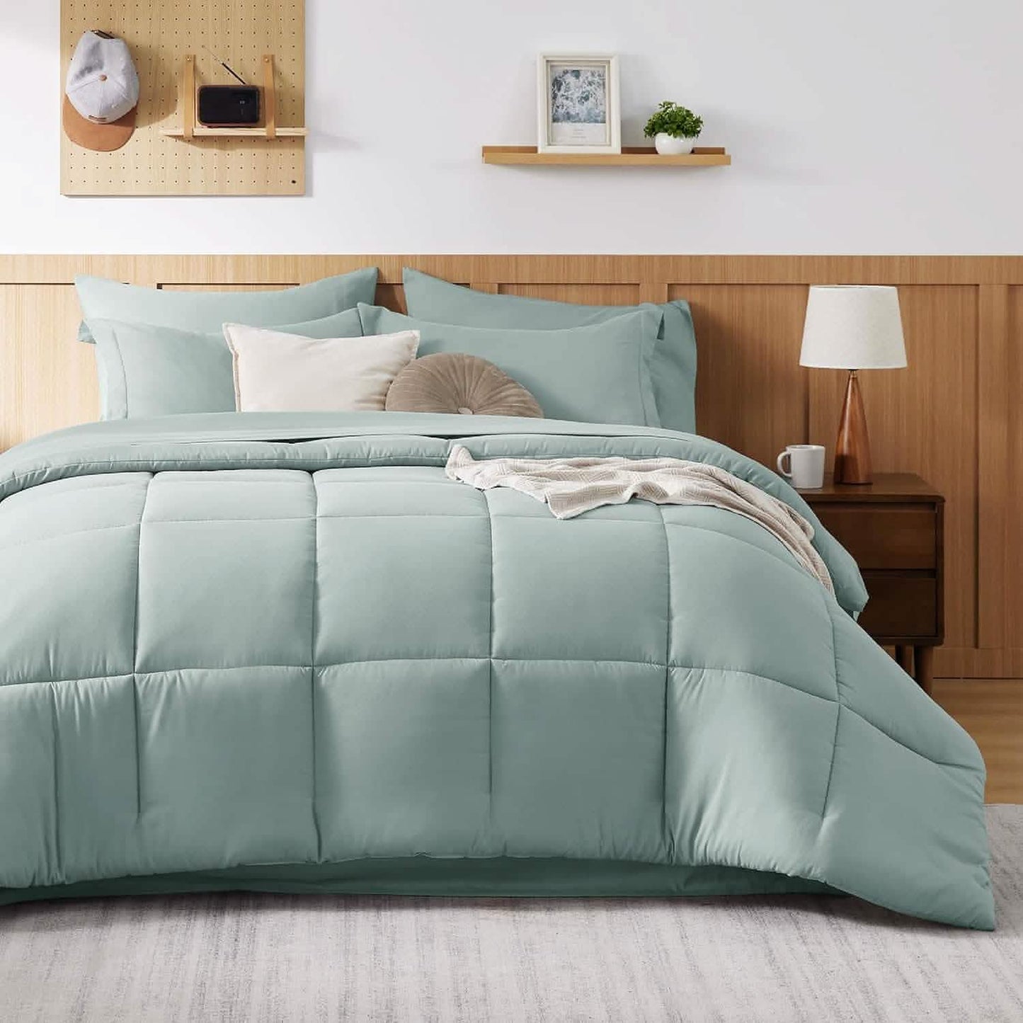 Comforter Set - 7 Pieces Solid