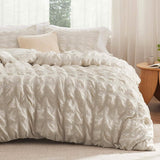 Checkered Seersucker Duvet Cover Set