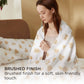 100% Cotton Flannel Sheets Almond Buff