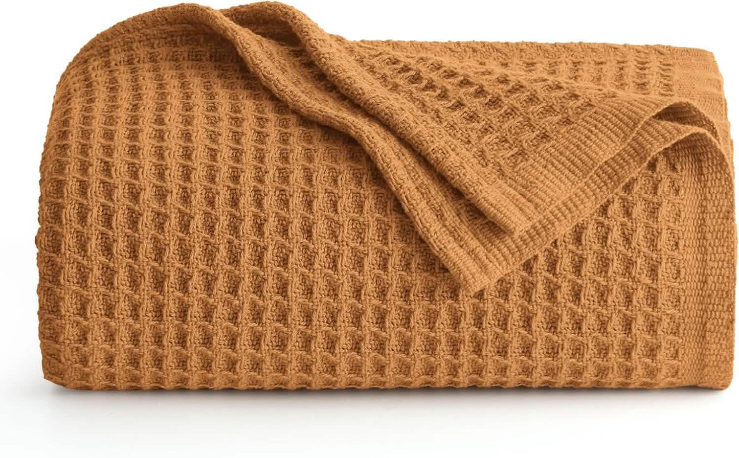 Cotton Waffle Weave Blanket