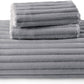 Striped Flannel Duvet Cover Set