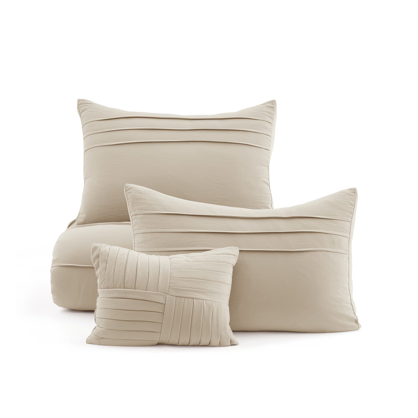 GentleSoft® Pinch Pleat Comforter Set