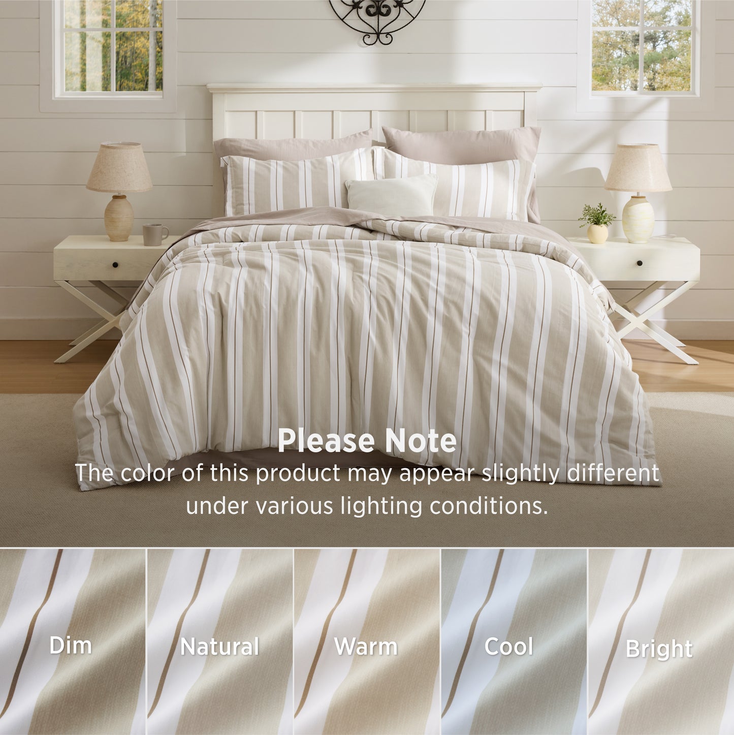 Gingham Comforter Set