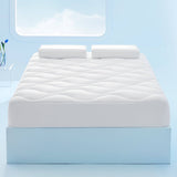 Bedsure Breescape Waterproof Cooling Mattress Pad with Quilted Fitted Cover