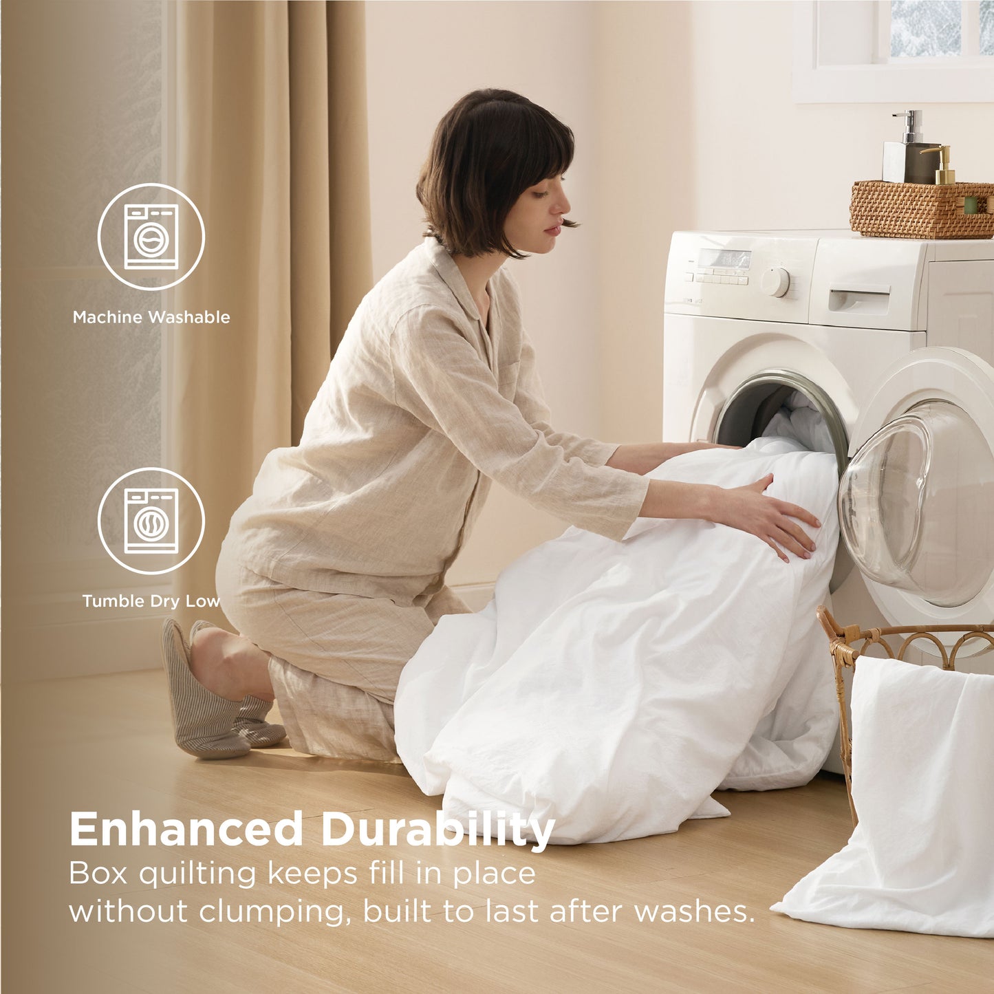 Prewashed Cotton-like Down Alternative Bed-in-a-bag