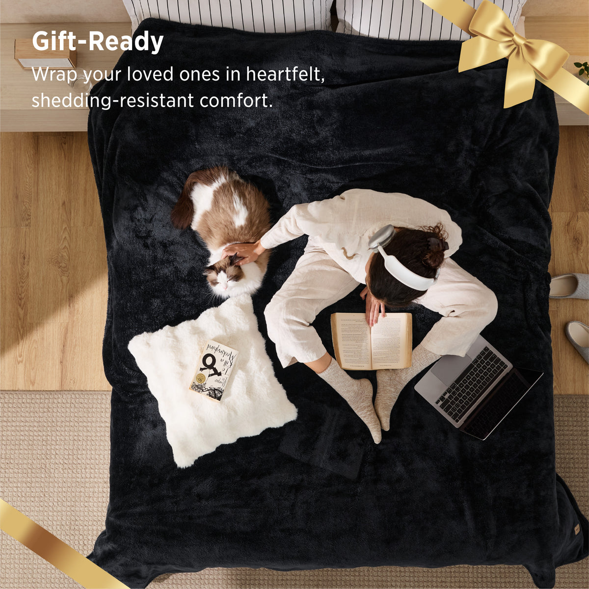 Shed-Resistant & Anti-Static Blanket