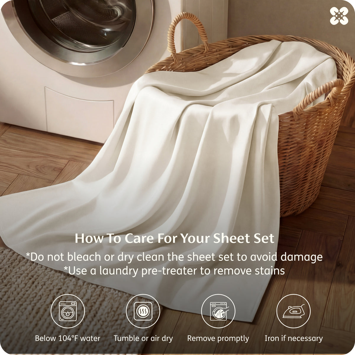 Rayon Derived from Bamboo Sheet Set