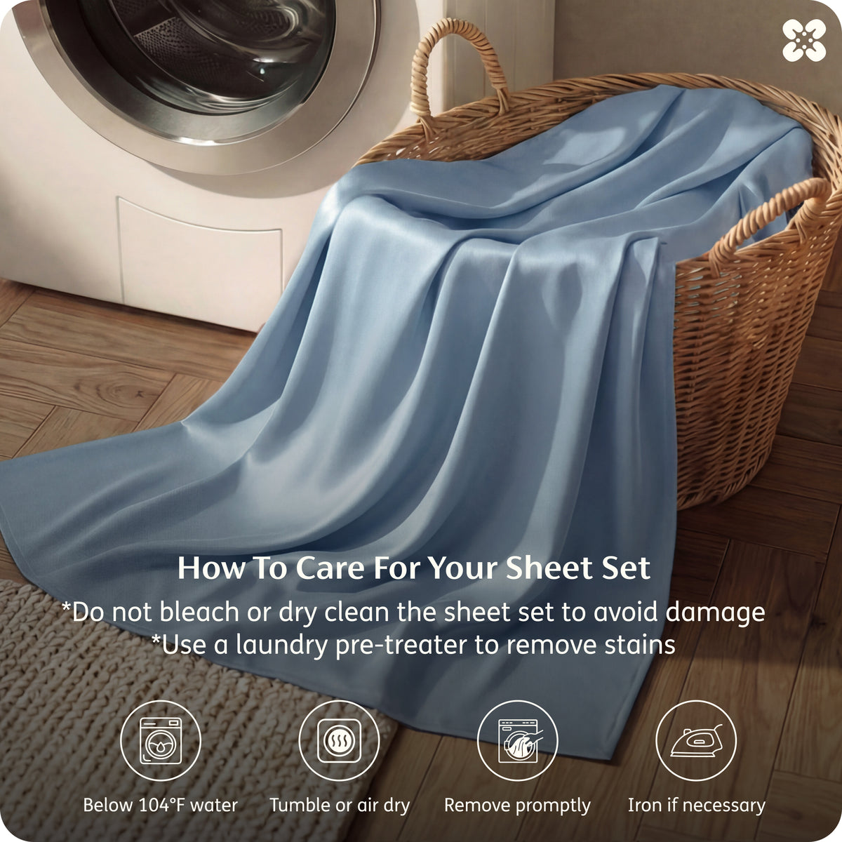 Rayon Derived from Bamboo Sheet Set