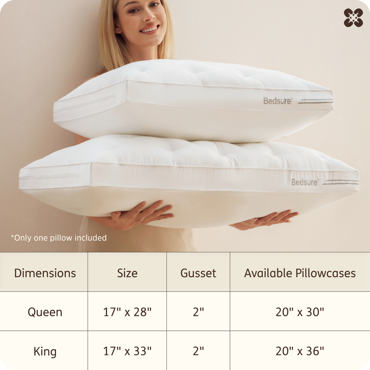 4-in-1 Adjustable Pillow