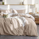 Cotton Linen Hybrid Duvet Cover Set