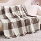 Sherpa Printed Throw Blanket