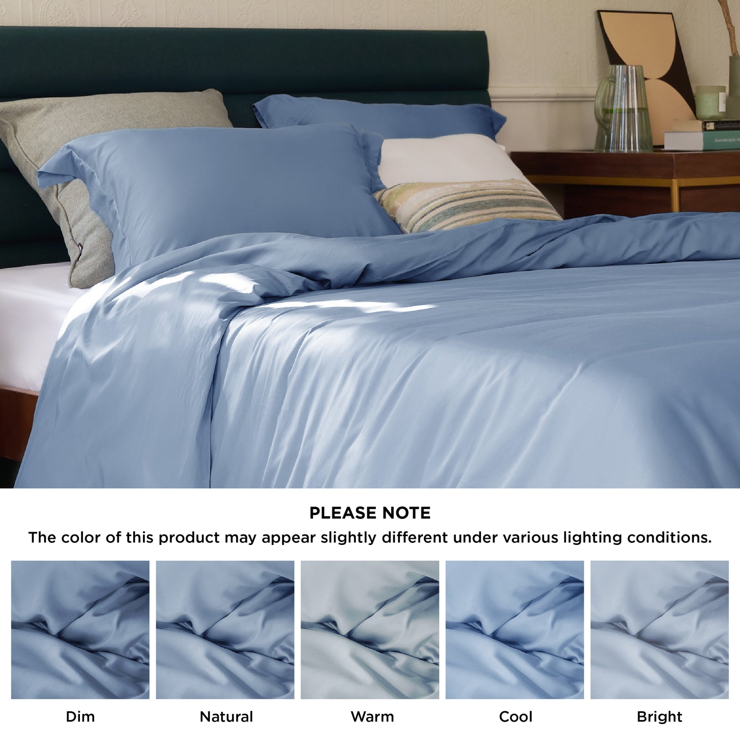 Lyocell Cotton Hybrid Duvet Cover Set