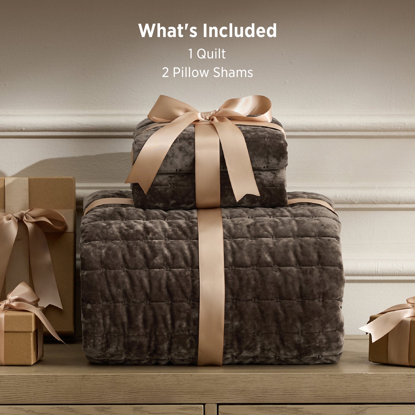 Luxury Velvet Quilt Set