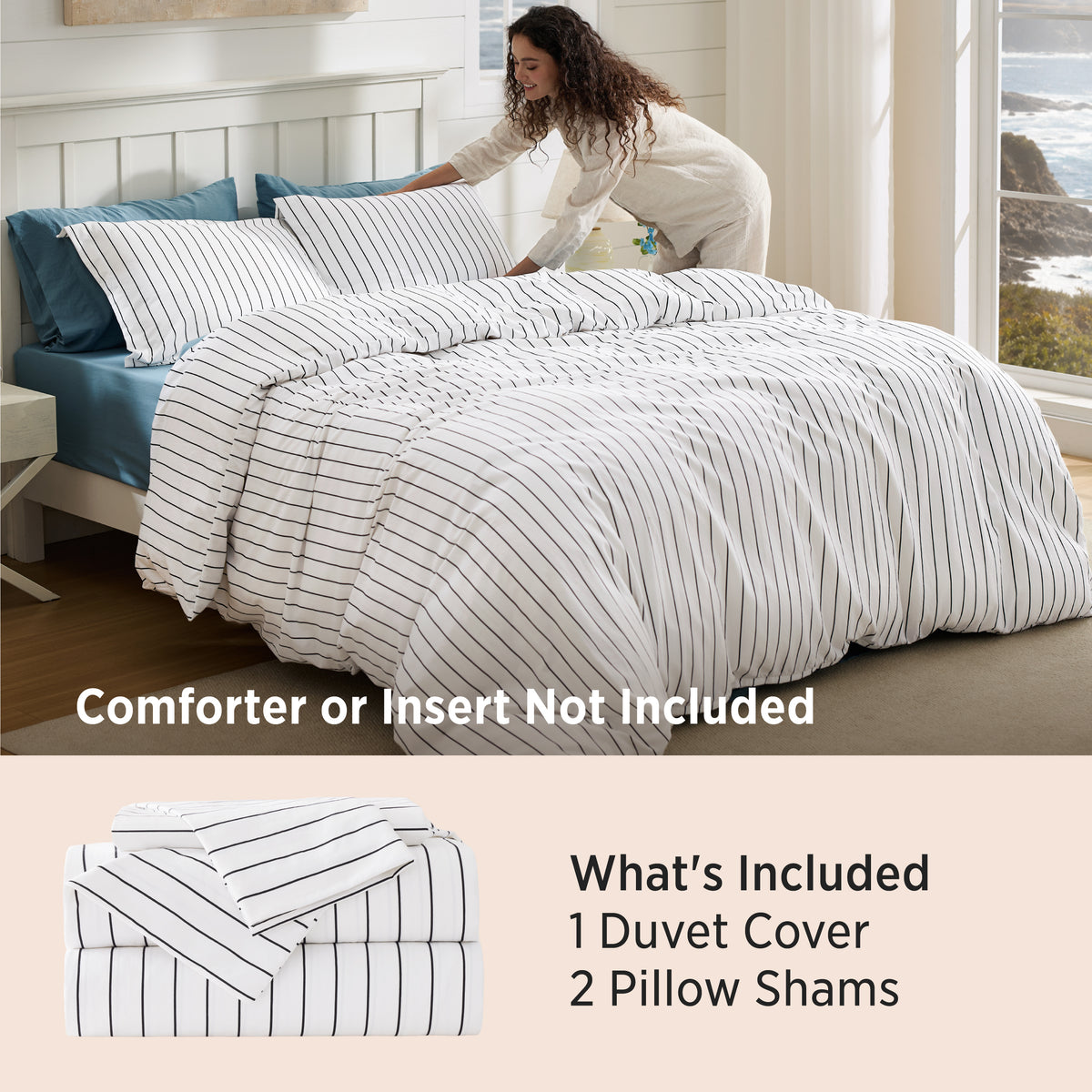 Timeless Striped Duvet Cover Set