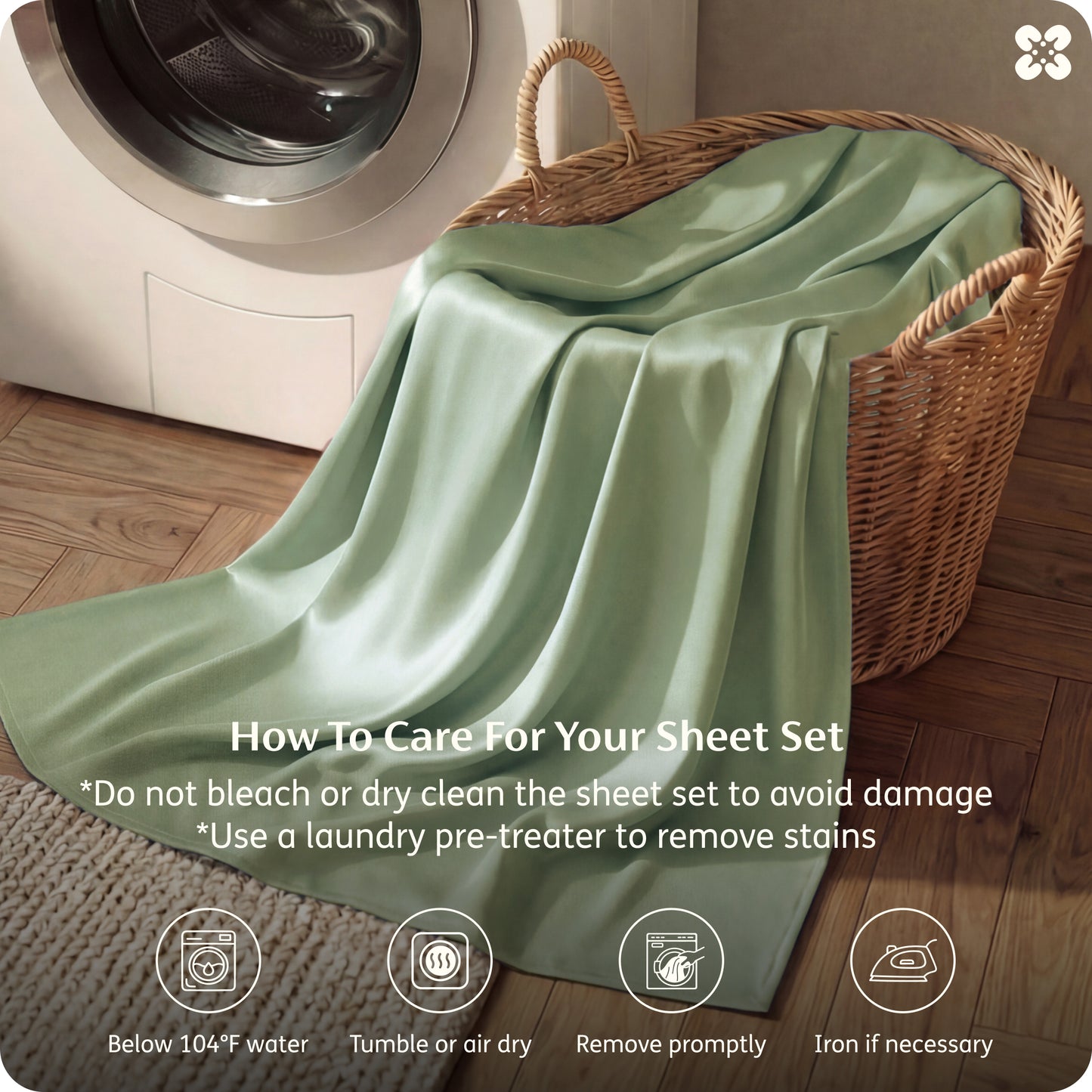 Rayon Derived from Bamboo Sheet Set